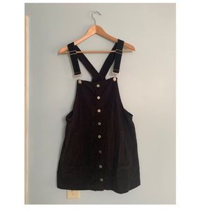 Francescas corduroy button down overall dress